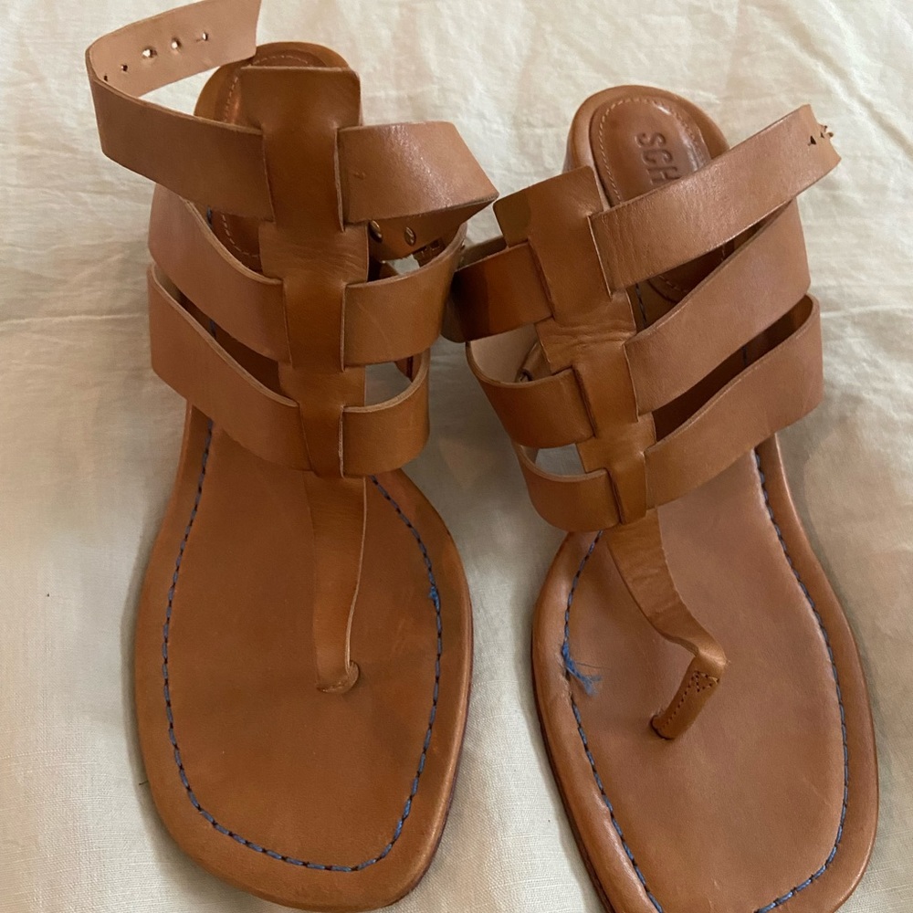 Schutz sandal with blocked heel